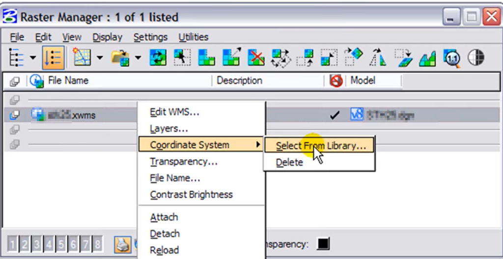 How to add WMS to Microstation - Pointscene